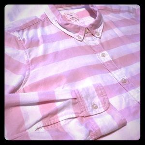 Gap Fitted Boyfriend Button Down Shirt Size Small